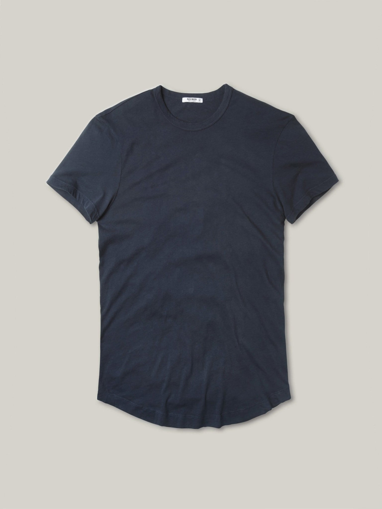 pima curved hem tee