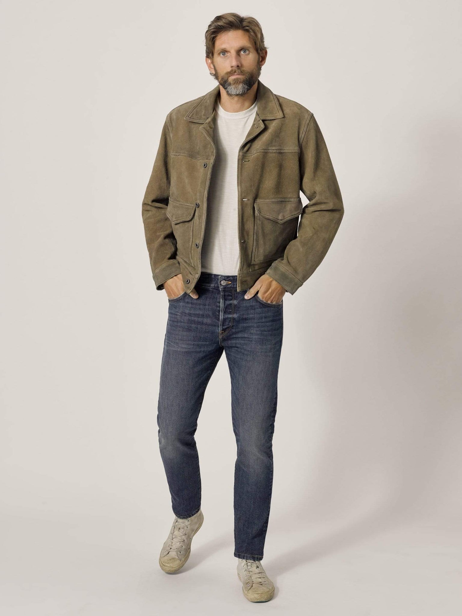 Saddle Vintage Suede Interstate Jacket –